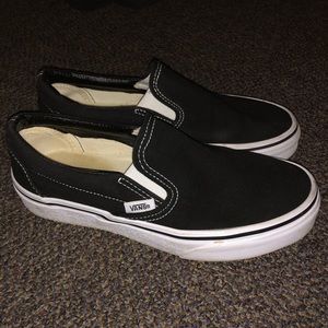 Women’s Black Slip On Vans